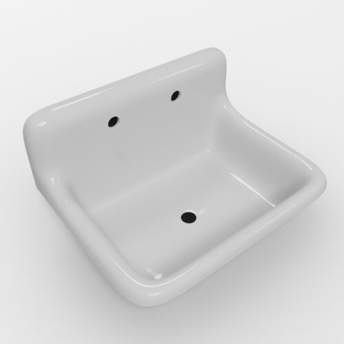 Single Basin High Back Bath Sink - Model #SB2418
