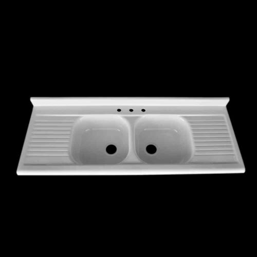double basin double drainboard farmhouse sink