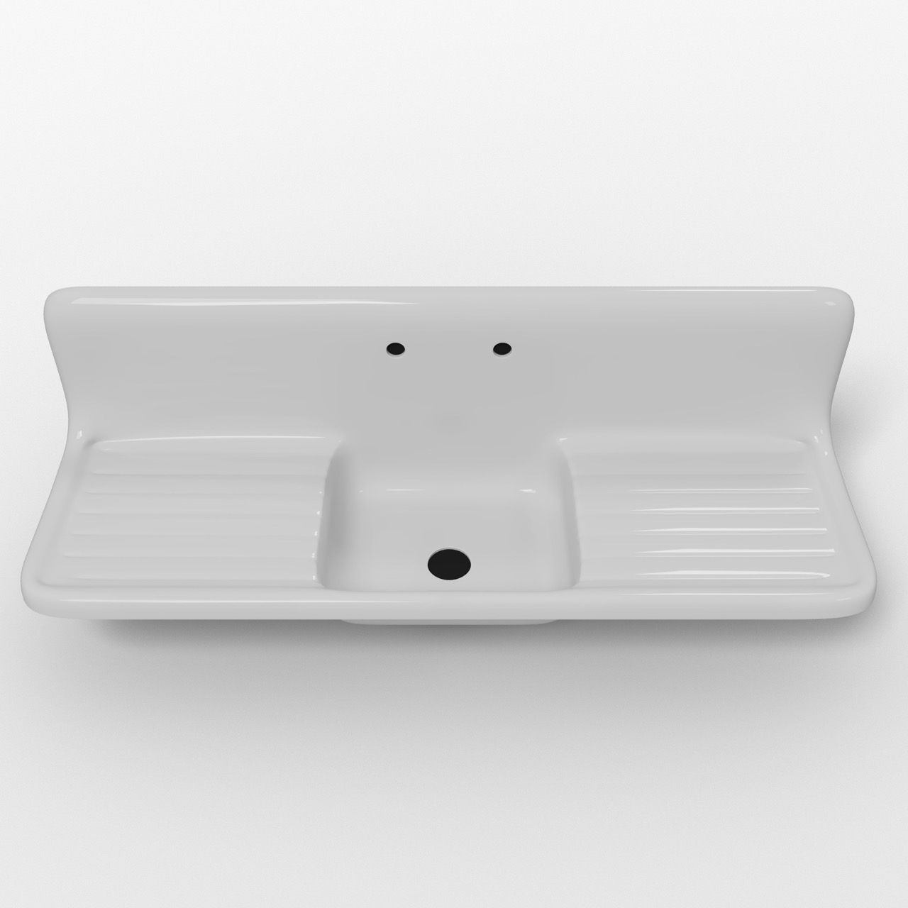 Single Bowl with Double Drainboards - Model #SBDW6020 - Image 7