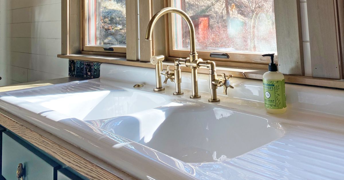 How To Install a Farmhouse Drainboard Sink